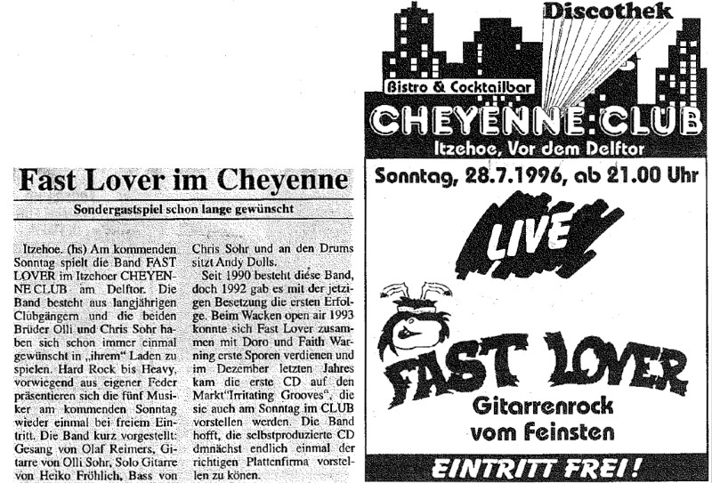 Fast Lover im Cheyenne Club IZ